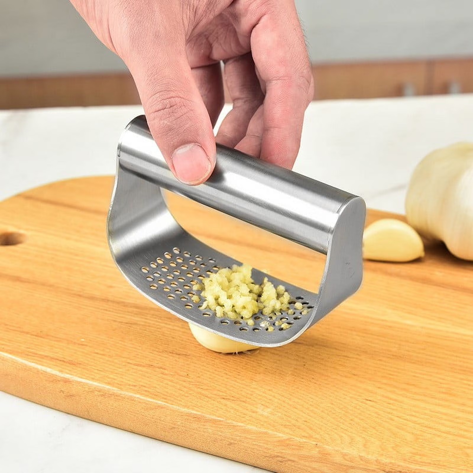 Master the Kitchen with a Stainless Steel Garlic Press Rocker